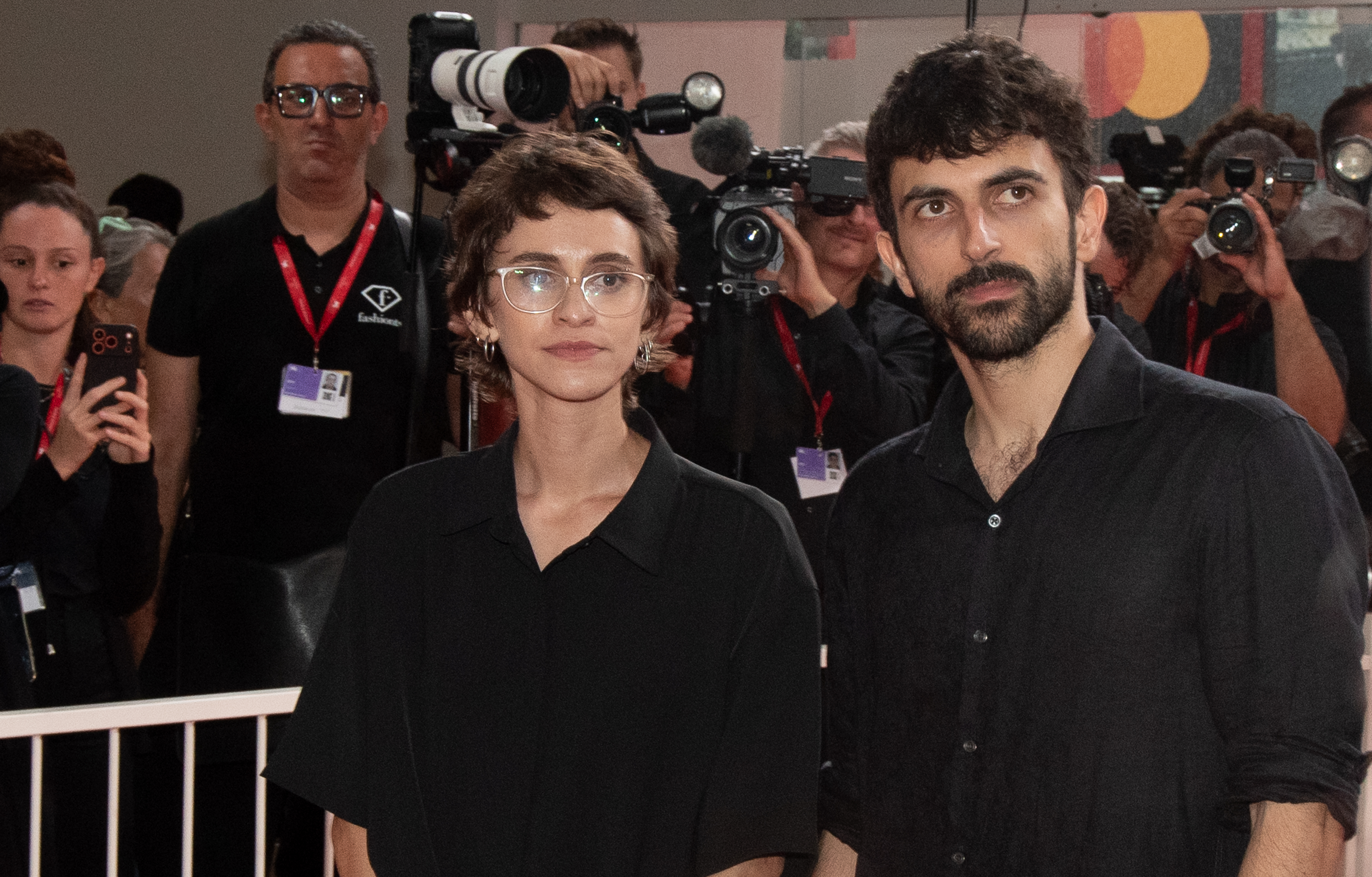 — italie venise cinema 83rd mostra del cinema 10 09 2026 naza yuval abraham and rachel szor
